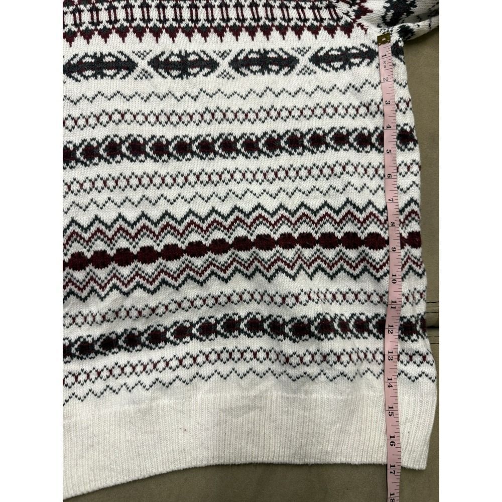 Croft & Barrow Fair Isle Crew Neck Heavy Knit Sweater. Multicolor. Men's. Sz L - Picture 9 of 12